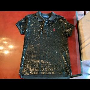Ralph Lauren Sequin Polo Shirt